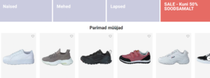 Osta jalanõud näiteks Nike'lt odavamalt Footway sooduskoodiga