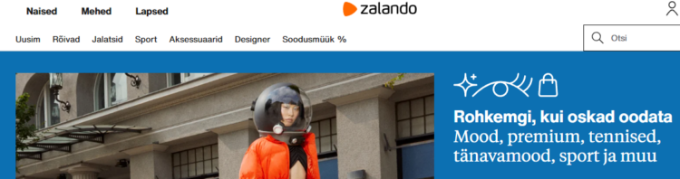 Kasuta Zalando sooduskoodi odavamate riiete ostmiseks