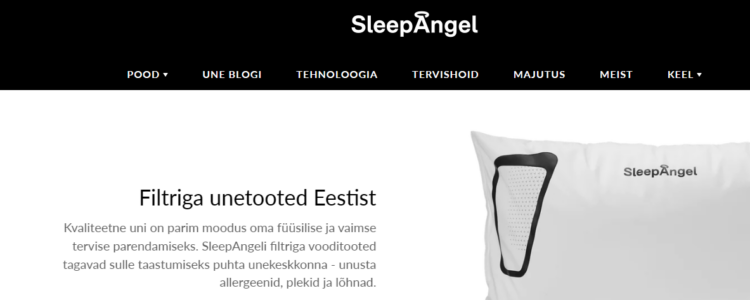 Osta unetooteid Sleepangel sooduskoodiga