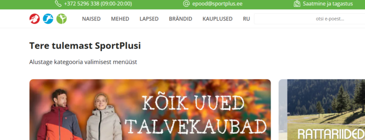 Kõik Sportplus sooduskoodid, mis täna saadaval