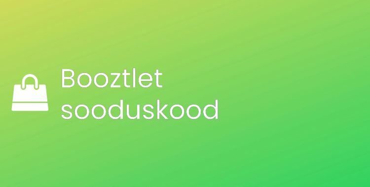 Booztlet promo kood