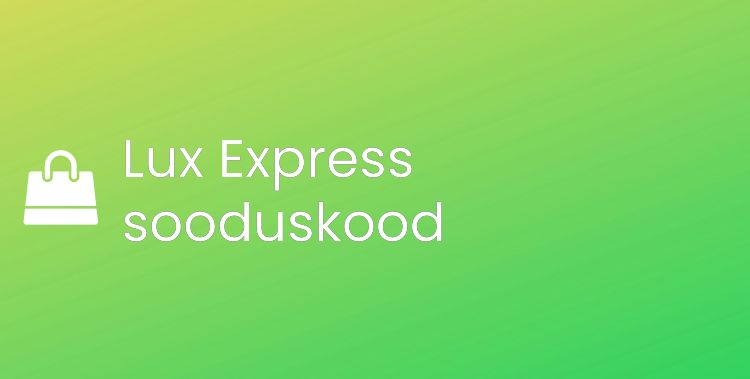 Lux Express promo kood