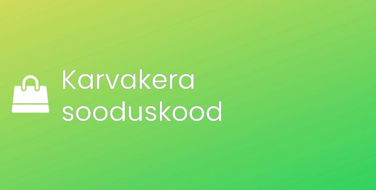 Karvakera promo kood