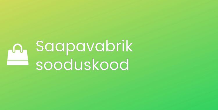 Saapavabrik promo kood