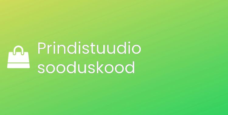 Prindistuudio promo kood