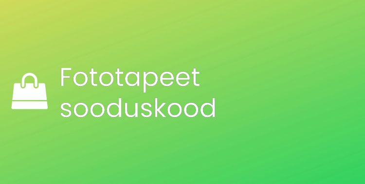 Fototapeet promo kood