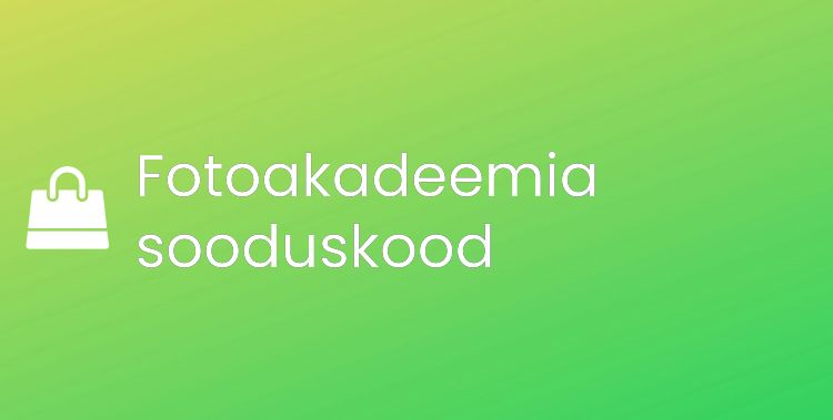 Fotoakadeemia promo kood