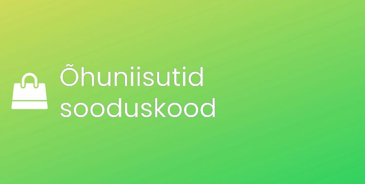 Õhuniisutid promo kood