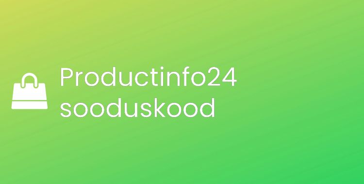 Productinfo24 promo kood