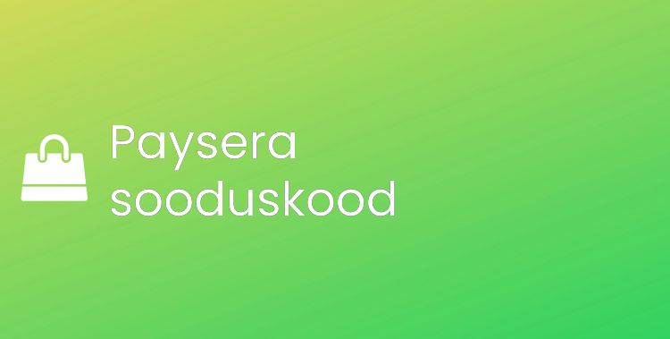 Paysera promo kood