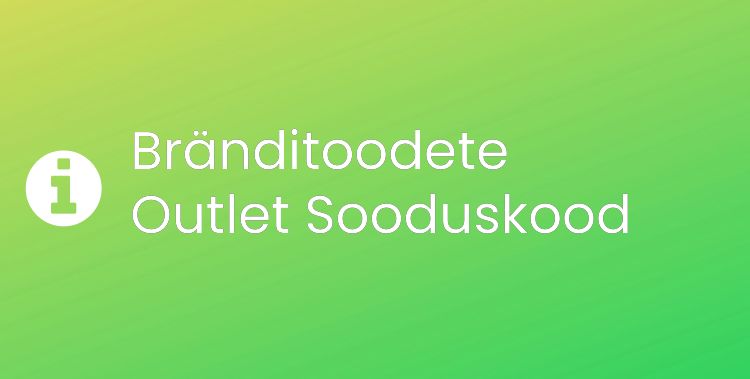 Bränditoodete Outlet Header