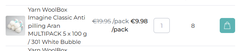 Lõngapakk 9,98 €