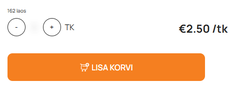 Tootelehel 2,50 € tk