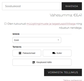 Ostukorvis 6,41 €