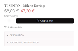 Kõrvarõngad 47,60 €