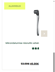 Näorullik 45,00 €